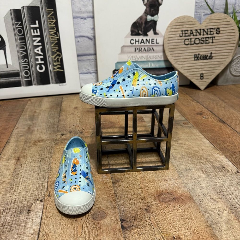 Native Shoes Coastal Blue Sky Carnival Shoes Size C 11